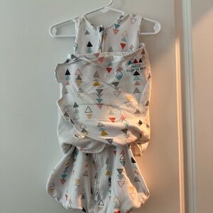 Halo SleepSack with Colorful Triangle Pattern